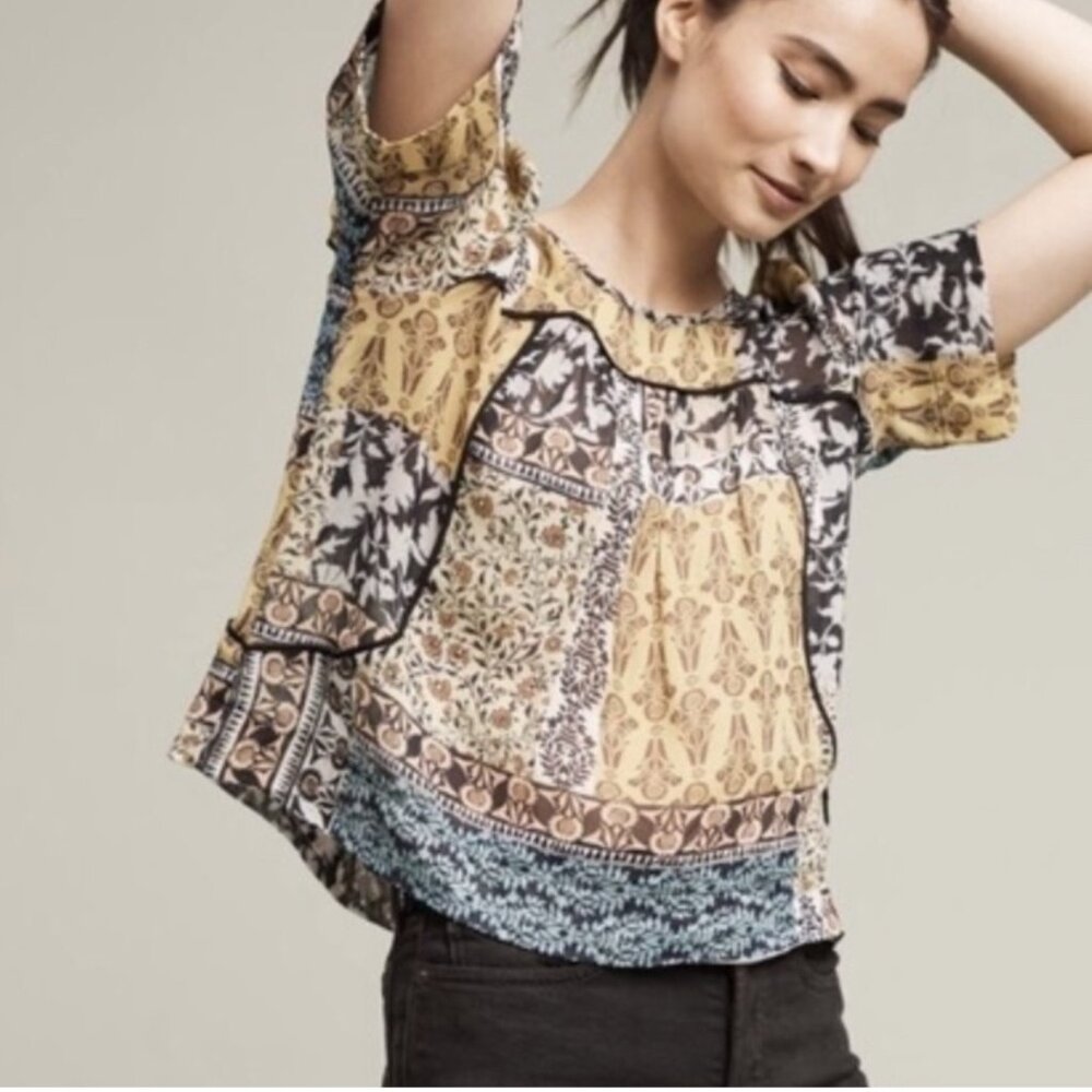 Anthropologie Weston Blouse size M